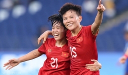 Asiad 19: Tuyển nữ Việt Nam rộng cửa vào Tứ kết sau cơn mưa bàn thắng trước Bangladesh