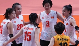 ASIAD 19: Thắng kịch tính Triều Tiên, tuyển bóng chuyền nữ Việt Nam lần đầu vào bán kết