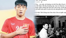 Bạn bè, đồng nghiệp gửi lời chia buồn tới trung vệ Bùi Tiến Dũng