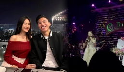 Cùng Doãn Hải My dự mini-show của Hoà Minzy, Đoàn Văn Hậu có phản ứng gây chú ý