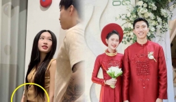 Đi thử váy cưới, bà xã Đoàn Văn Hậu bị netizen 'soi' cận vòng 2 to bất thường