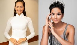 H'Hen Niê ‘lột xác’ với hình ảnh mới: Tóc dài thướt tha, áo dài trắng thanh thoát