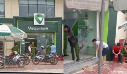 Kẻ bịt mặt nổ súng cướp ngân hàng, bắn bị thương 1 bảo vệ ở Thanh Hóa