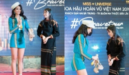 Cô gái Ê đê được H’Hen Niê tặng giày, đến nhà khuyên đi thi Hoa hậu