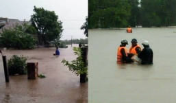 Hàng trăm ngôi nhà bị lũ nhấn chìm tại Đắk Lắk