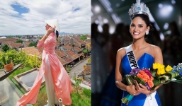Hoa hậu Hoàn vũ bị trao nhầm vương miện bất ngờ đến Hội An