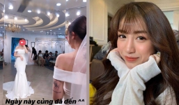 Ái nữ nhà Minh Nhựa khoe hậu trường ảnh cưới, úp mở kết hôn ở tuổi 20
