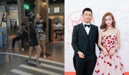 Angelababy lủi thủi một mình đưa con đi chơi giữa tâm bão ly hôn
