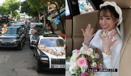 Dàn siêu xe 100 tỷ đổ bộ hôn lễ con gái Minh Nhựa, quà cưới toàn vàng và kim cương