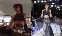 Minh Hằng xử lý tài tình trước sự cố suýt ngã trên sàn diễn