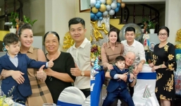 Nhật Kim Anh cười rạng rỡ bên chồng cũ và con trai sau vụ trộm 5 tỷ