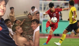 Công Phượng gây sốt khi khoe body 6 múi hoàn hảo trong bồn ngâm đá