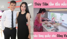 Thủy Tiên hết lòng chiều chồng, nấu hẳn nồi cháo '50 triệu' cho Công Vinh
