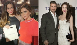Hồ Ngọc Hà được Victoria Beckham tặng quà ngay lần đầu gặp mặt