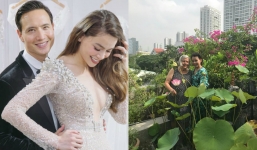 Bố mẹ Kim Lý sang Việt Nam, ghé thăm gia đình Hồ Ngọc Hà