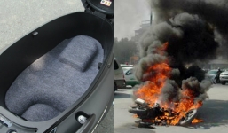 5 loại đồ vật có thể gây cháy nổ khi bỏ vào cốp xe máy