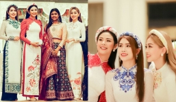 Ngọc Hân, Phương Nga lấn át cả cô dâu trong đám cưới ái nữ đại gia Ấn Độ