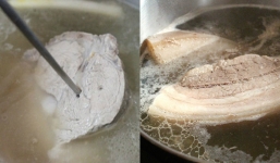 5 sai lầm khi chế biến thịt lợn: Chọc đũa, liên tục lật thịt khi luộc