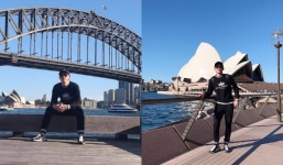 Hoài Linh thoát mác giản dị, diện nguyên cây hàng hiệu tại Australia