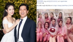 Nhã Phương chịu chơi, xuất hiện ở ‘tiệc ngủ’ chia tay đời độc thân của Hoàng Oanh