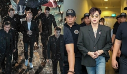 Sơn Tùng bị fan cuồng lao vào ‘đụng chạm’ giữa hàng chục vệ sĩ hộ tống