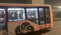 Xe buýt gặp tai nạn trong sân bay Tân Sơn Nhất, nhiều người bị thương