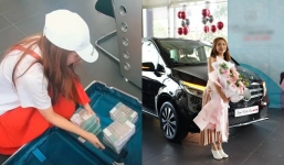 Hotgirl có khối gia tài triệu đô xách cả vali tiền đi mua xế hộp siêu sang