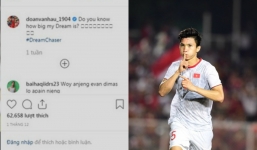 Đội nhà thua tan nát, fan Indonesia đồng loạt tấn công Instagram của Văn Hậu