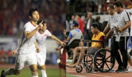 Văn Hậu chân thành xin lỗi sau pha va chạm khiến cầu thủ Indonesia ngồi xe lăn