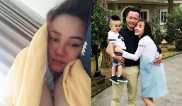 Vy Oanh ở biệt thự 40 tỷ, khoe được bố chồng chiều hết mực