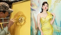 Lệ Quyên chứng tỏ đẳng cấp, dát vàng lấp lánh toàn bộ đạo cụ trong liveshow 30 tỷ