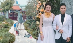 Cô dâu được tặng 200 cây vàng khoe biệt phủ lung linh khiến CĐM xôn xao