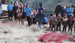 Tường nhà đổ sập bất ngờ khiến 5 người chết ở Hà Giang