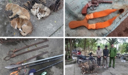 Kẻ trộm chó chém 2 cảnh sát bị thương khi bị vây bắt