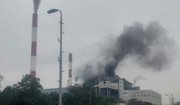 Nhà máy nhiệt điện Uông Bí phát nổ, khói đen bốc cao nghi ngút