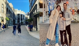 Hồ Ngọc Hà sang Nhật, Cường Đô la cũng đưa Đàm Thu Trang xuất ngoại ngay đầu năm