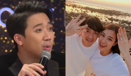 Đông Nhi lỡ lời nói ‘được 2 tháng rồi’ khiến Trấn Thành đứng hình