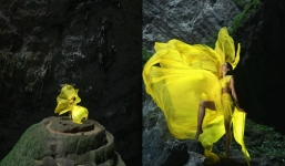 H’Hen Niê tung bộ ảnh 'thần tiên tỉ tỉ' giữa Sơn Đòong tráng lệ khiến fan trầm trồ