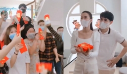 Vợ chồng chủ tịch Đông Nhi – Ông Cao Thắng phát lì xì, lộ số tiền 'khủng' bên trong