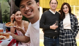 Tăng Thanh Hà khoe ảnh đi ăn với chồng, để lộ mặt mộc kém sắc khó nhận ra