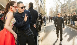 Vũ Khắc Tiệp khoe thời trang dị với quần mở khóa, sánh đôi bên Á hậu nóng bỏng