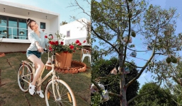 Lý Nhã Kỳ khoe khu vườn rộng 1 hecta sau khi xây biệt phủ và resort triệu đô