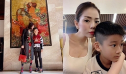 Quý tử 9 tuổi nhà Lệ Quyên học trường quốc tế đắt đỏ, 'dát' hàng hiệu lên người