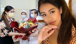 Tiên Nguyễn đăng ảnh cách ly sau khi xuất viện, nhan sắc như hoa hậu gây sốt