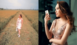 Mỹ Tâm bị lộ điểm yếu trên cơ thể khi thả dáng giữa cánh đồng