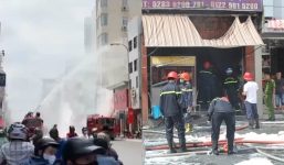 Cháy bình gas quán cơm giữa trung tâm TP.HCM, 4 người bị thương