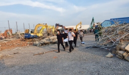Hiện trường vụ tai nạn sập tường thương tâm ở Đồng Nai khiến 10 người thiệt mạng