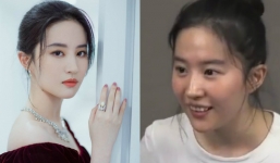 Lưu Diệc Phi lộ mặt mộc nhợt nhạt, kém sắc nhưng hàm răng gây chú ý hơn cả