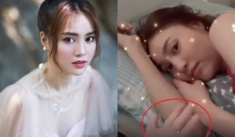 Lan Ngọc tung clip đang ngủ, vô tình để lộ bàn tay lạ giữa đêm