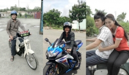 Sao Việt đi xe máy: Hoài Linh cực ngầu, còn được mỹ nhân ôm eo từ đằng sau